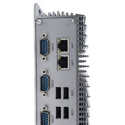 4 X LAN ile Sağlam Endüstriyel Fansız Mini PC Intel Core I3-8145U Çift Çekirdekli 2.1GHz
