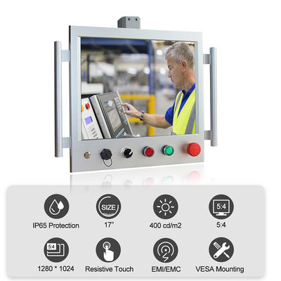 OEM Fansız Endüstriyel HMI Panel PC Paslanmaz Çelik Konsol