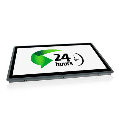 IP65 Suya Dayanıklı AiO Kapasitif Dokunmatik PC 24 İnç J1900 Dört Çekirdekli VESA