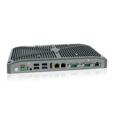 20W DC36V Fansız Gömülü Mini Pc J1900 I3 I5 I7 X86 Alaşım Kabuk