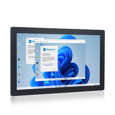 Çift Lan 1000nits Su Geçirmez Dirençli Dokunmatik Ekran 24V Endüstriyel 21.5&quot; Dış Mekan Panel PC
