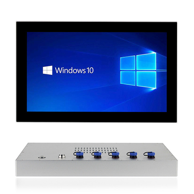 Wince Core I3 I5 Endüstriyel Dokunmatik Panel PC IP66 IP69k Su Geçirmez Fansız 15.6 İnç