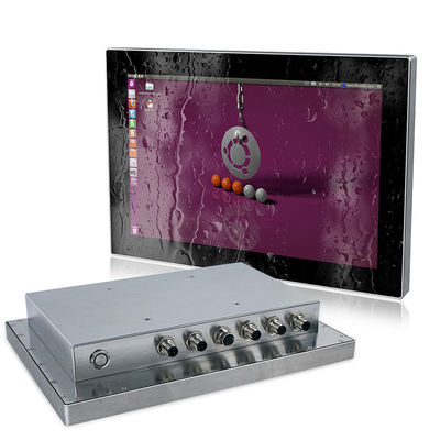 Kalite Paslanmaz Çelik Kasa ile Endüstriyel 12in Ip66 Suya Dayanıklı Fansız Panel Pc Dokunmatik Ekran fabrika