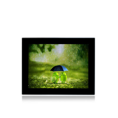 Kalite Duvara Monte 4 * USB Android Dokunmatik Panel PC 12 İnç Boyutlu RoHS Onayı fabrika