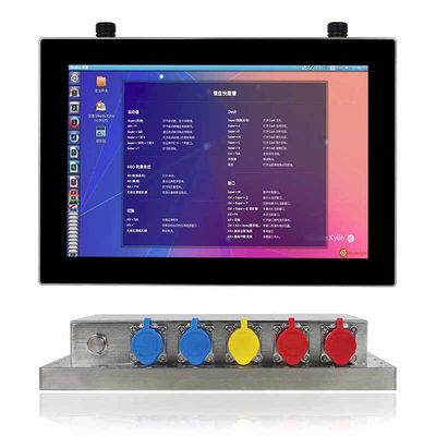 Kalite 450cd / M2 SUS304 Suya Dayanıklı Dokunmatik Ekran PC Et Endüstrisi için 12 İnç fabrika