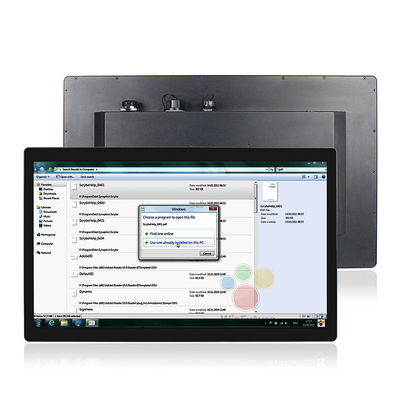 Kalite GbE LAN ile 24" IP69K Pcap Su Geçirmez Dokunmatik Ekran Pc Fansız VGA fabrika